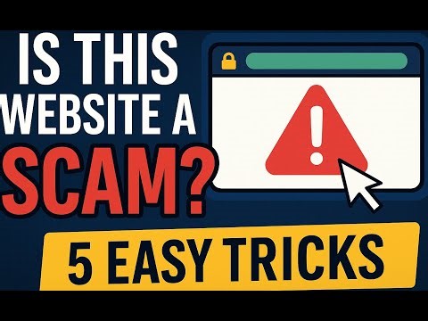 🚨 Is This Website a SCAM? 5 Easy Tricks to Spot It!