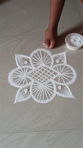 Daily simple kolam designs #shorts #rangoli #dialyrangoli #muggulu #kolam # #kolamdesigns
