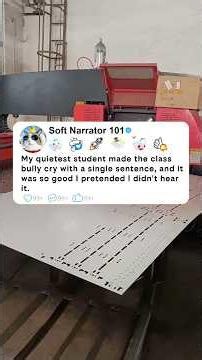 My quietest student made the class bully cry with a single sentence, and it was so good I…