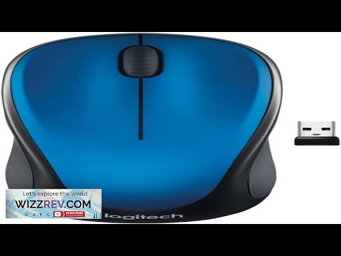 Logitech M317 Wireless Mouse 2.4 GHz with USB Receiver 1000 DPI Optical