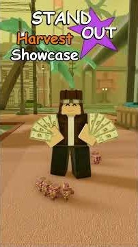 Showcase Harvest Stand Out 💸 #roblox #gaming #shorts #jojo #jojosbizarreadventure