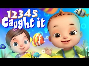 12345 Once I Caught A Fish Alive | Nursery Rhymes & Kids Songs | Videogyan 3D Rhymes - Videos For Kids