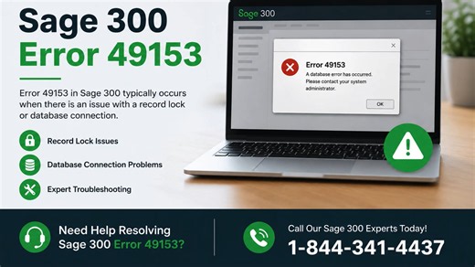 Sage 300 Cannot Access Database Error 49153: Complete Resolution Guide