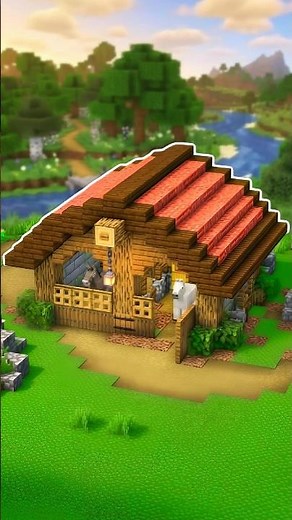 Minecraft Starter Barn 🐄