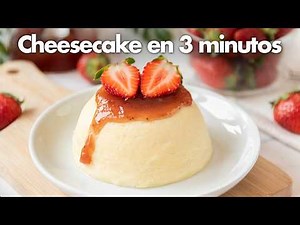 Healthy Cheesecake in 3 minutes 🍓 (Healthy NO-BAKE Cheesecake)