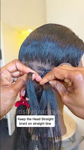 basic Cornrow Tutorial #hairtutorial #cornrows #cornrowstyles #weaving