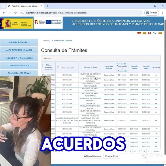 Cláusula 8ª: ahí está TU convenio Coge tu contrato. La cláusula octava te dice qué convenio se te aplica. Y ahí está TODO: sueldo mínimo, pluses, jornada, permisos. ¿Tu contrato no lo especifica? Web oficial REGCON del Ministerio de Trabajo: expinterweb.mites.gob.es/regcon. Búsqueda por sector ámbito territorial. Empresarios: aplicar mal el convenio = la Inspección lo ve en 2 minutos. Trabajadores: si no lo conocéis, podéis estar cobrando menos de lo que toca. Empresarios, ¿sabéis cuál aplicáis?