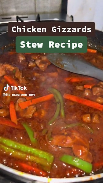 Quick and Delicious Chicken Gizzards Stew Recipe