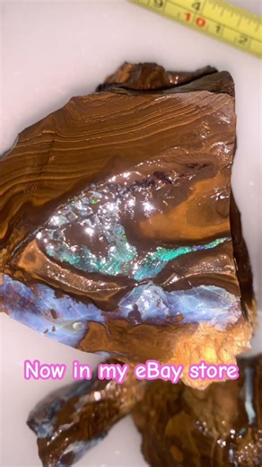 Just dropped in my eBay store. Queensland #boulderopal parcels. Seam and Matrix (Fairy Opal). #opal