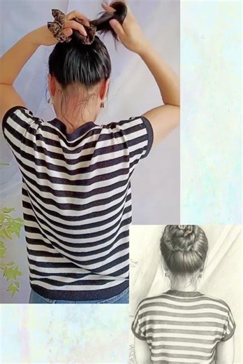 Effortless High Bun for Maximum Volume Hair - Updo Tutorial