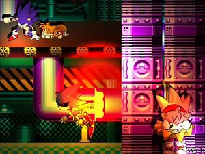 Sonic CD: Wacky Workbench (Present, Past, Bad Future, Good Future)