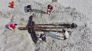 1800's shipwreck revealed on Little Talbot Island