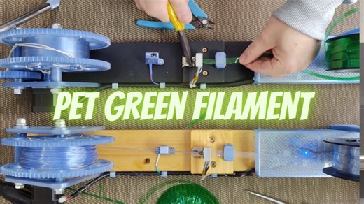 Green PET bottle complete Polyformer process.