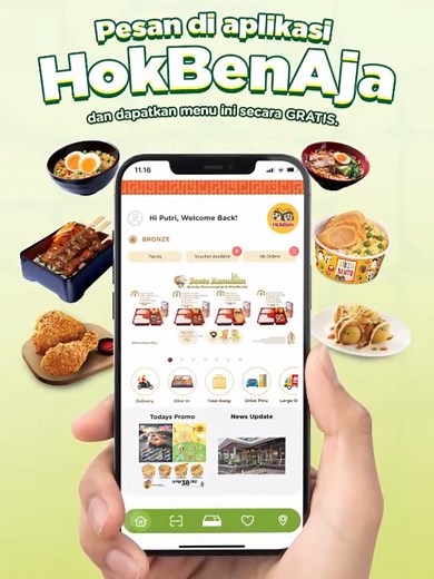 Makan Enak dengan Menu Gratis di HokBenAja!