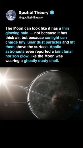 The Moon Has a Ghostly Dust Halo