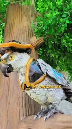 5.5m Tree with Talking Parrot | The Ultimate Jungle Attraction!