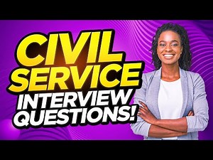 CIVIL SERVICE Interview Questions & Answers! (How to PREPARE for a CIVIL SERVICE Job Interview!)