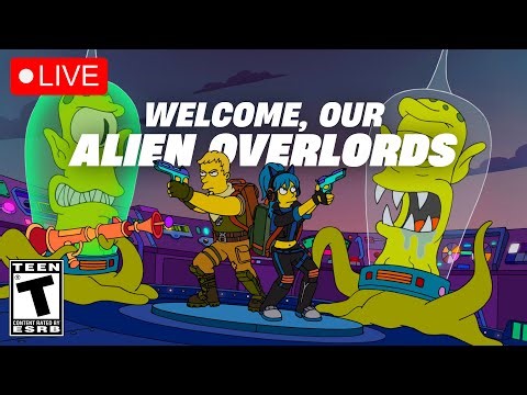 🔴 Hosting V-BUCK CUSTOMS in NEW SIMPSONS SEASON LIVE (FORTNITE)