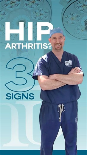 What Are The Top 3 Signs of Hip Arthritis? Luke H. Rasmussen, MD Discusses! | Orthopedic Institute
