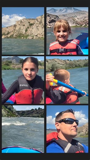 Riding the rapids and soaking up the sun on a 4-hour adventure down the Shoshone River in Cody, WY 🌊🏞️! Nothing beats the thrill of navigating Class II and even a Class III rapids surrounded by stunning mountain scenery and spotting some wildlife 🦌🌄. It's fun to just paddle, laugh, and enjoy the ride with family 👫 and new friends 🚣‍♀️. An unforgettable experience on one of Wyoming's most beautiful rivers 💧❤️ #wyoming #rafting #west #family #vacation #usa | Kristina Delphine Bentz