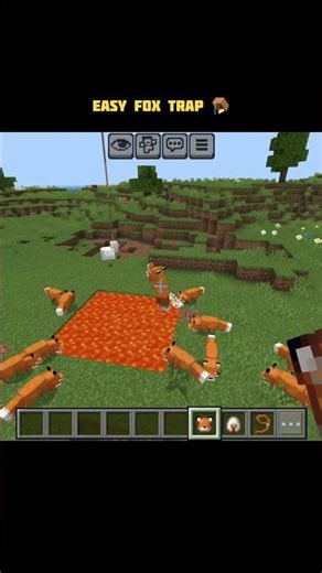 Easy Fox Trap in Minecraft! 🦊 | #shorts #minecraft