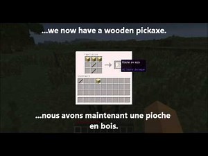Learn French through Minecraft - Lesson 1: The first steps