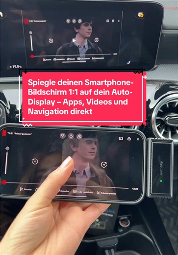 Spiegle deinen Smartphone-Bildschirm 1:1 auf dein Auto-Display – Apps, Videos und Navigation direkt über dein Handy gesteuert! 🚗 Kabelgebundenes CarPlay: Stabil, zuverlässig, einfach anschließen – ideal, wenn du alles klassisch magst. ✅ iPhone 15 & die meisten USB-C Androids ⚡ Autosky Mirror Link – kabellos: Alles wie gewohnt, aber kabellos & smarter! Kein Kabel, schneller Zugriff auf Apps, Videos und Navigation. ✅ iPhone 15 & die meisten USB-C Androids