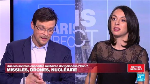 En plus du lancement de missiles sur des bases américaines, l'#Iran dispose de drones pour viser de nombreux sites dans les pays du Golfe. 👉 Quelles sont les armes détenues par l'Iran ? Explications avec Sylvain Rousseau | FRANCE 24