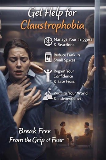Claustrophobia isn’t just a dislike of small spaces. It’s a powerful fear that feel overwhelming