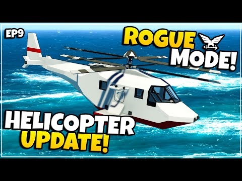 SMALL HELICOPTER REBUILD! - Hardcore Rogue Mode - Stormworks - EPISODE 9