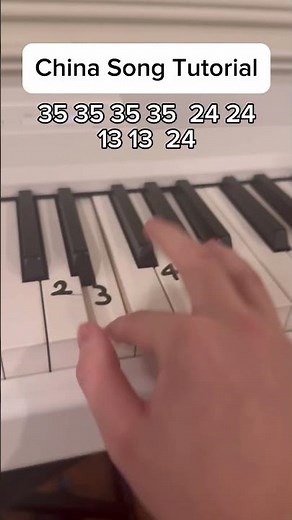 China Tutorial Easy #piano #pianotutorial #easy