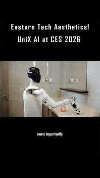 Eastern tech meets Western innovation🤖✨ Unix Ai bringing full-stack humanoid robots to CES 2026!