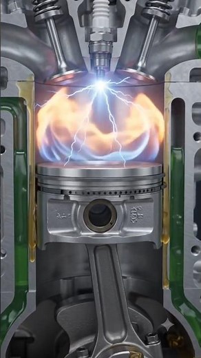 Inside a Car Engine Like Never Before | Ultra-Realistic 4-Stroke Engine Animation 🔥⚙️