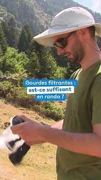 Filtering water bottles: are they enough for hiking?