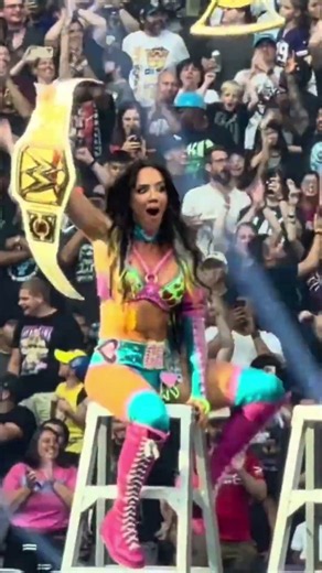Chelsea Green pushes Tiffany Stratton off the ladder WWE SummerSlam 2026#short #wwe #raw #smackdown