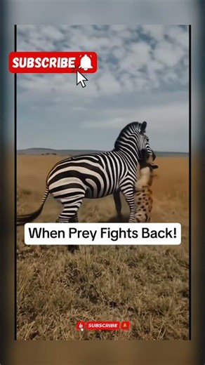 When Prey Fights Back! #shortvideo #animals #wildlife #viral