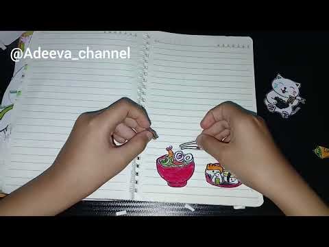 How to Make a Ramen Paper Doll Tutorial #paperdoll #paper