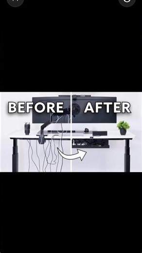 How to Organize Messy Cable #shorts #viralshorts #life hacks #trendingshorts