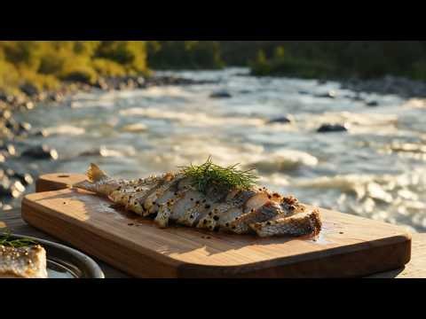 Blackened Red Snapper ASMR | Riverside Outdoor Cooking 🔥🐟 | STILL NATURE KITCHEN |