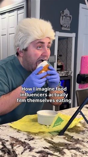 Steven Tirone Jr on Instagram: "A good cup of the infamous Nut Sauce #mukbang #influencer #skit #reels"