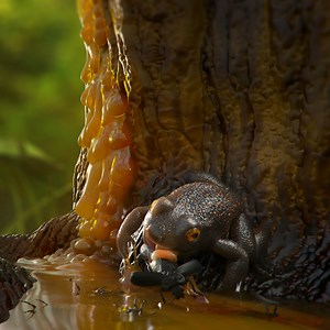 Amber fossils provide oldest evidence of frogs in wet, tropical forests