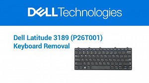 如何更換 Dell LATITUDE 3189 的鍵盤