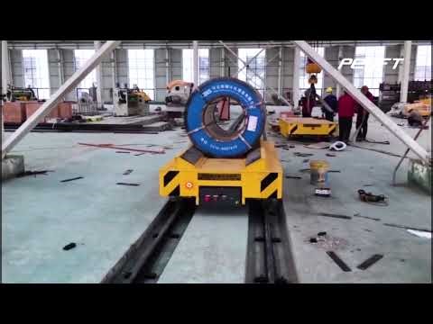Steel Coils Rolling During Transport? Our V-Deck Rail Cart Keeps Them Secure!