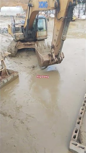 working around the mixing hopper