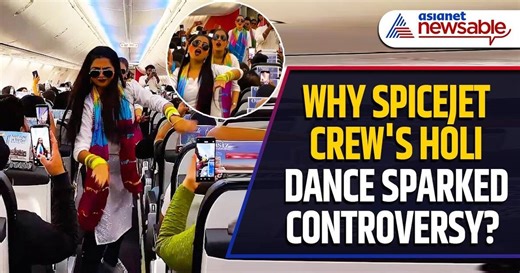 SpiceJet Cabin Crew's VIRAL Holi Dance: Why the Video Sparked Controversy? | WATCH
