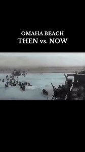1.5M views · 33K reactions | Then vs. Now: Omaha Beach #ww2 | World War II History | Facebook