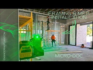 Interior Metal Wall Framing, Plumbing, Mechanical and Electrical Installation in South Florida.