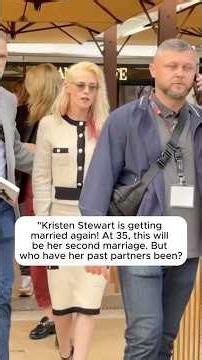 Kristen Stewart is gettingmarried again! At 35, this willbe her second marriage.