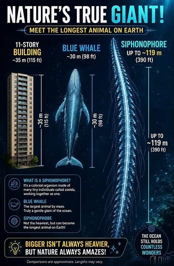 The Longest Animal on Earth