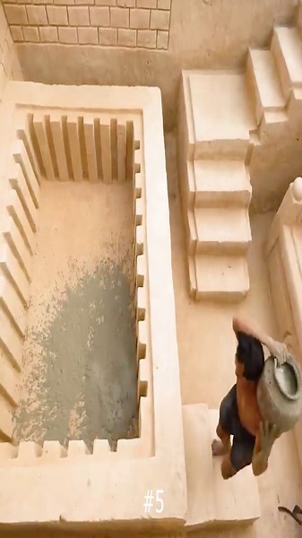 Discover the incredible process of building an amazing pool from scratch, including the creation of a secret pool hidden in the jungle